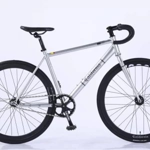 Xe Fixed Gear California R240 màu trắng bạc