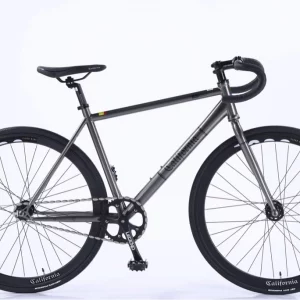 Xe Fixed Gear California R240 màu xám đen