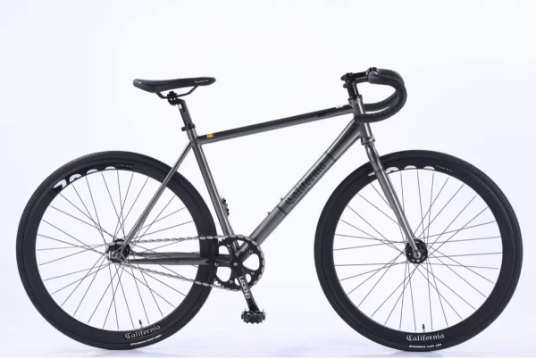 Xe Fixed Gear California R240 màu xám đen