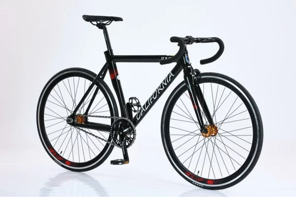 Xe Fixed Gear California R350 màu đen nâu