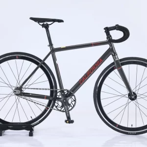 Xe Fixed Gear nhôm CALIFORNIA R310 màu đen chữ đỏ