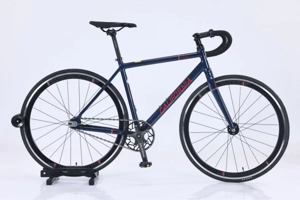 Xe Fixed Gear nhôm CALIFORNIA R310 màu xanh dương